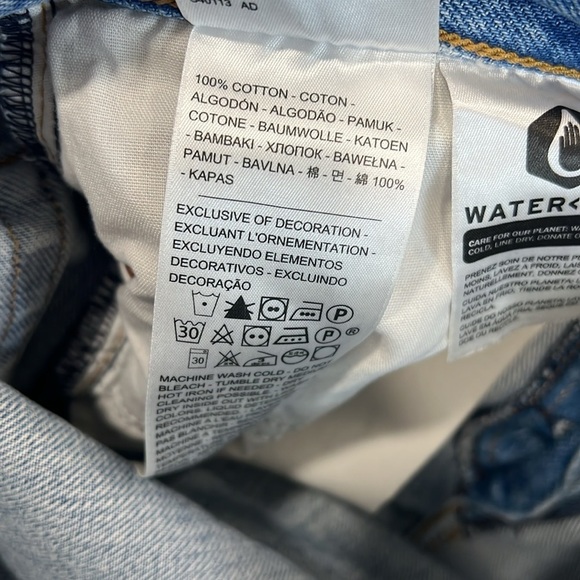 Levi’s Wedgie Denim Shorts Size 27 - Picture 6 of 7